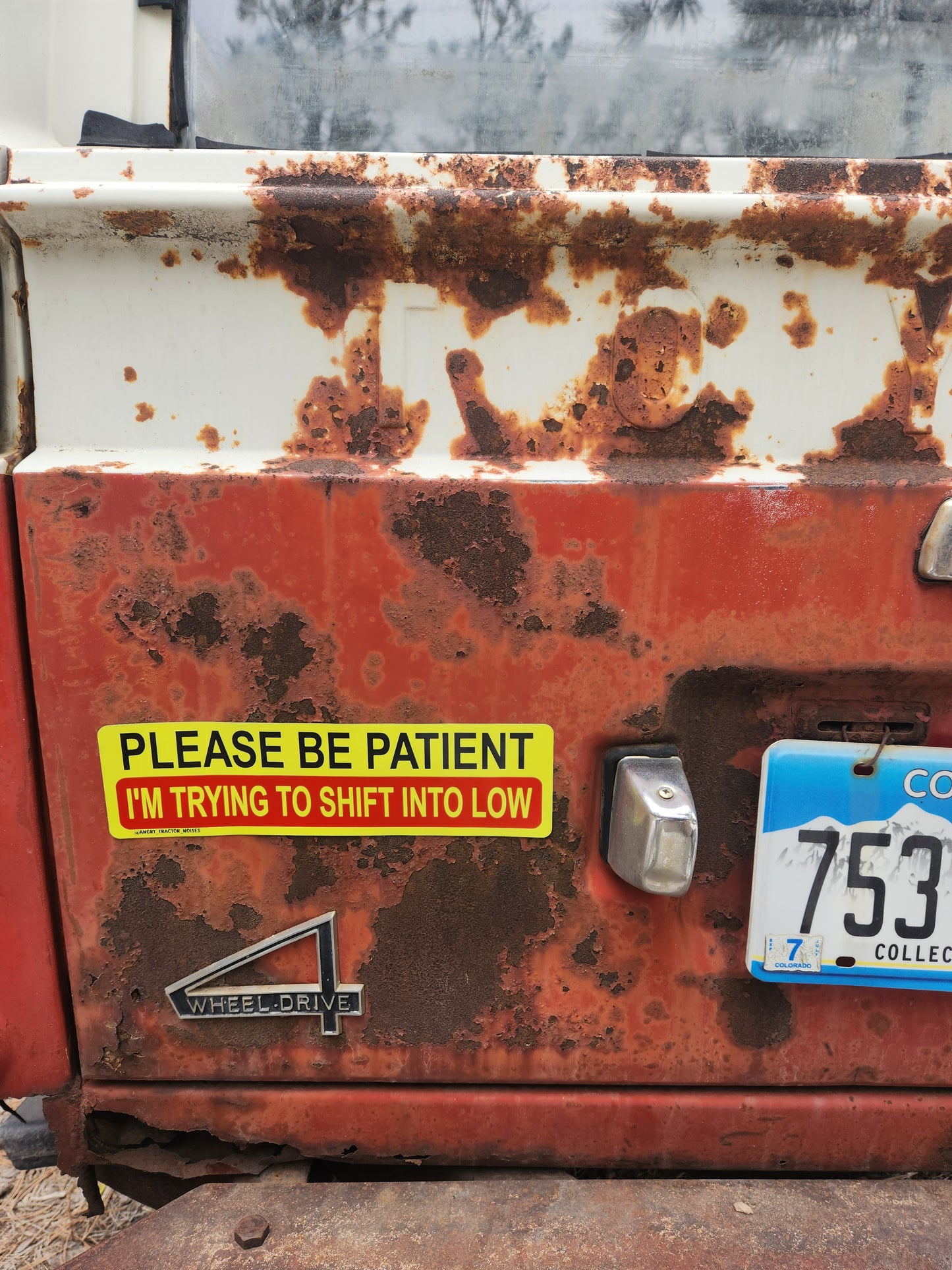 Please Be Paitent Off Road Tailgate Magnet