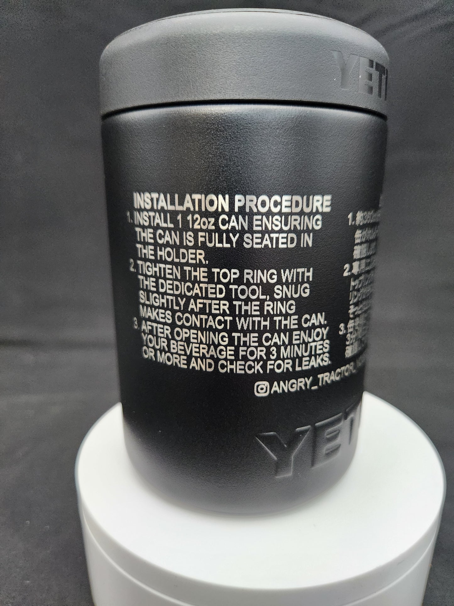 Toyota Oil Filter 90915-YZZD3, 12oz Yeti Can Cooler, Laser Engraved, Yeti Rambler Colster, Can Insulator