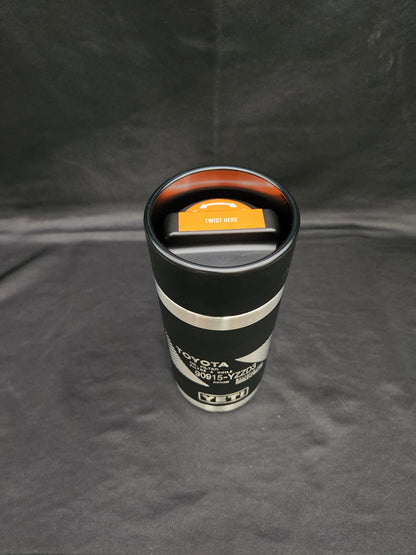 Toyota Oil Filter 90915-YZZD3 12oz Yeti Rambler Coffee Mug, Laser Engraved Yeti Rambler Travel Mug