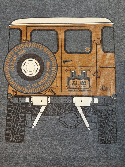 FJ40 Toyota Land Cruiser Inspired Front/Back Short Sleeve T-Shirt