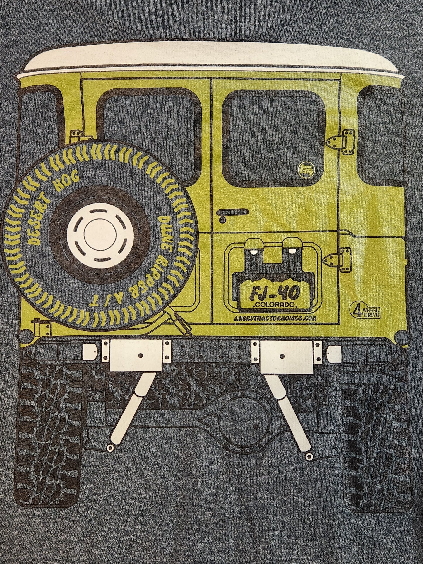 FJ40 Toyota Land Cruiser Inspired Front/Back Short Sleeve T-Shirt