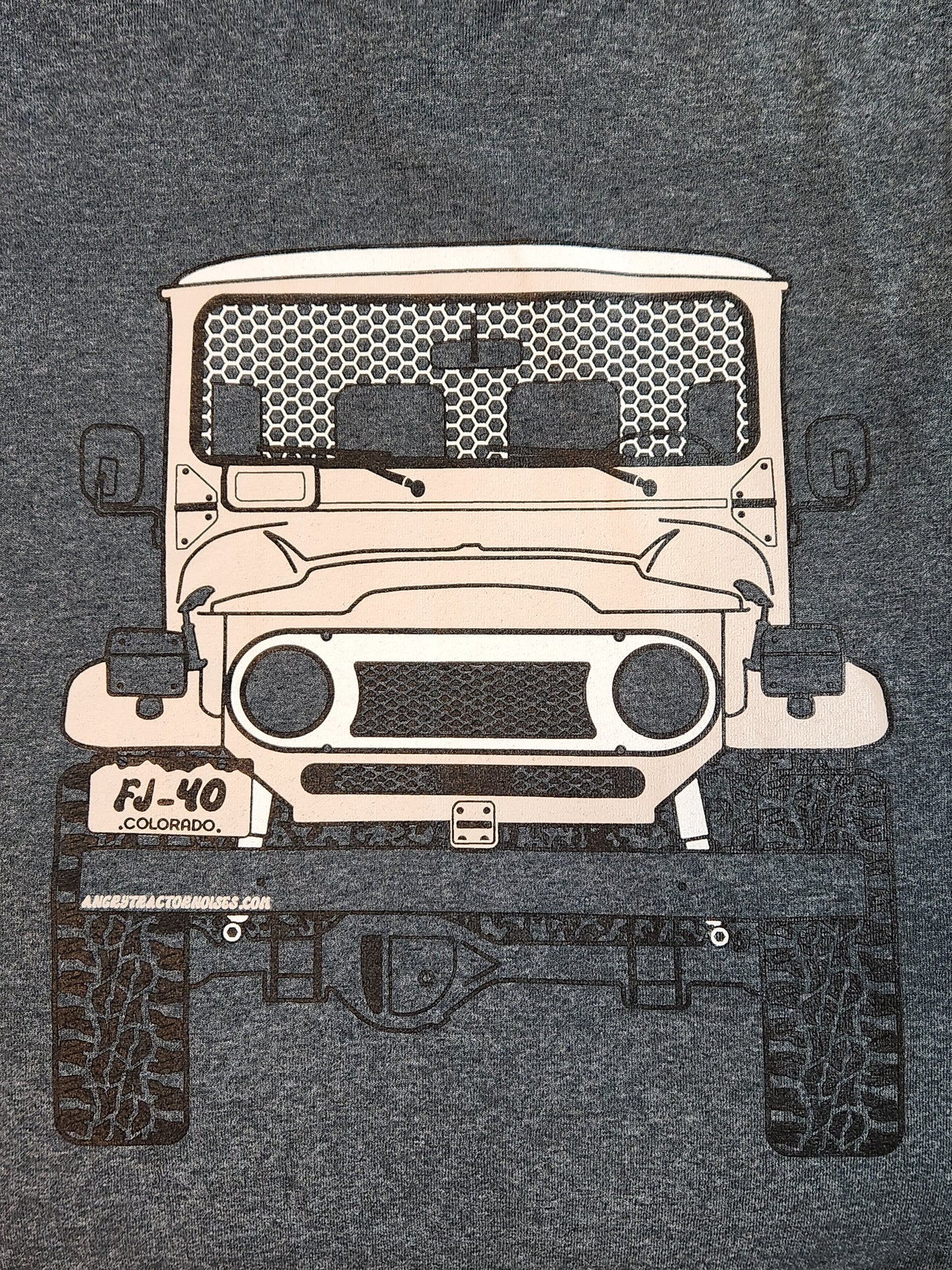 FJ40 Toyota Land Cruiser Inspired Front/Back Short Sleeve T-Shirt