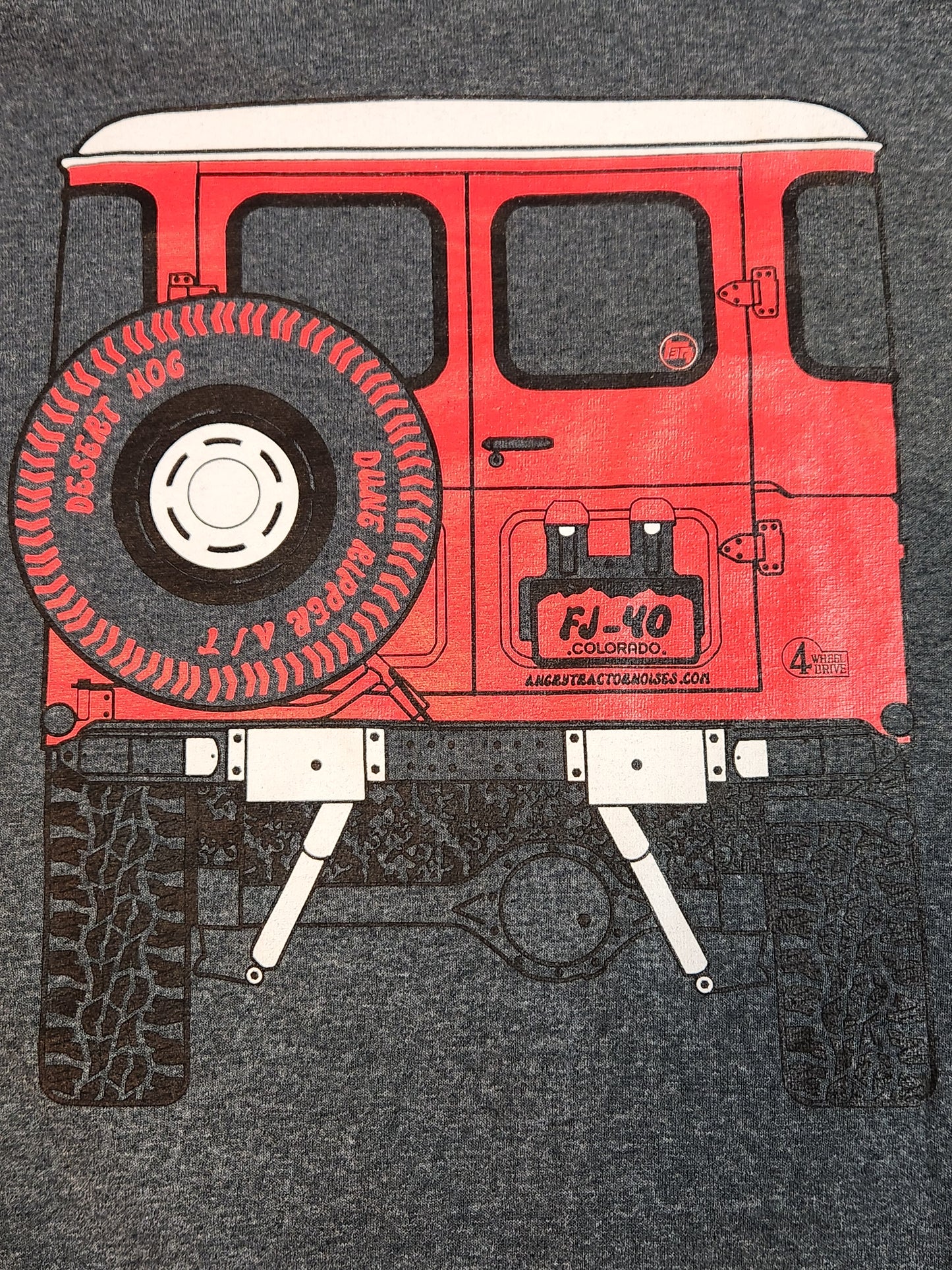 FJ40 Toyota Land Cruiser Inspired Front/Back Short Sleeve T-Shirt