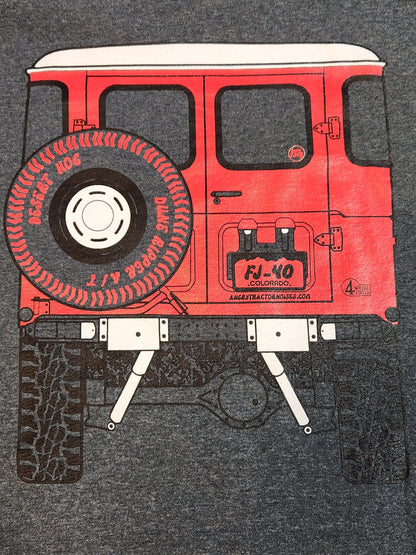 FJ40 Toyota Land Cruiser Inspired Front/Back Short Sleeve T-Shirt