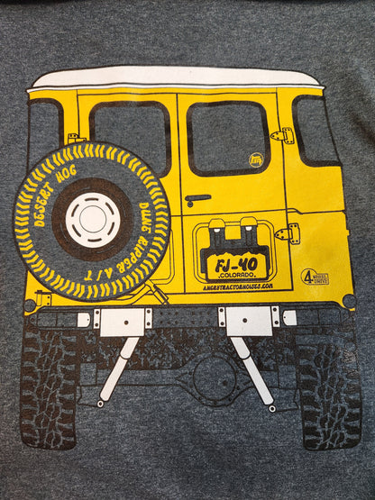 FJ40 Toyota Land Cruiser Inspired Front/Back Short Sleeve T-Shirt