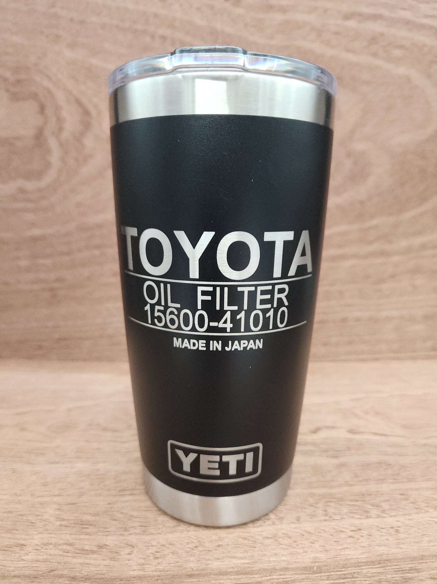 DISCOUNTED FOR MISENGRAVING Toyota Oil Filter 15600-41010 20oz Yeti Rambler Tumbler, Laser Engraved Yeti Rambler Insulated Tumbler